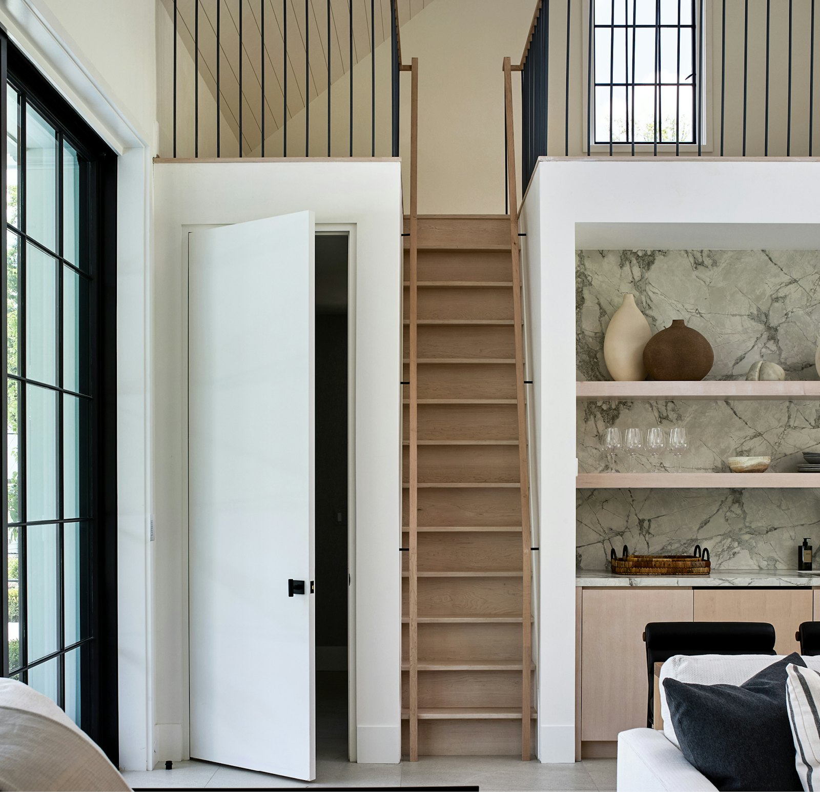 Sophisticated Brick Pool House Interiors 6