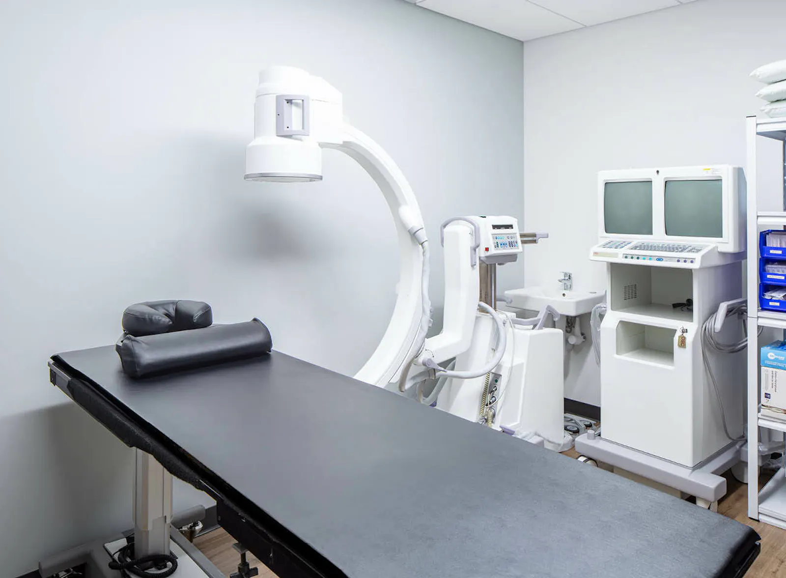 Patient rooms within the renovated Neurology, Headache & Pain Institute offices in Rockville, MD