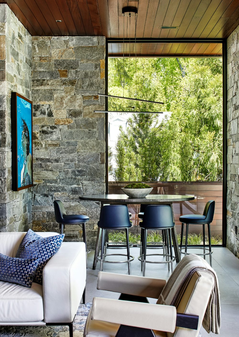 GTM Featured in Aspire Design Home Pool House Issue