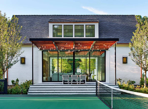 Pool House Design Featured on Cover of <i>Annapolis Home</i>