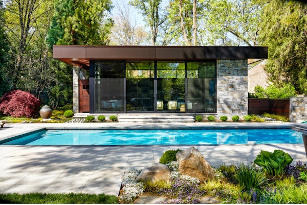 GTM Featured in Aspire Design Home Pool House Issue